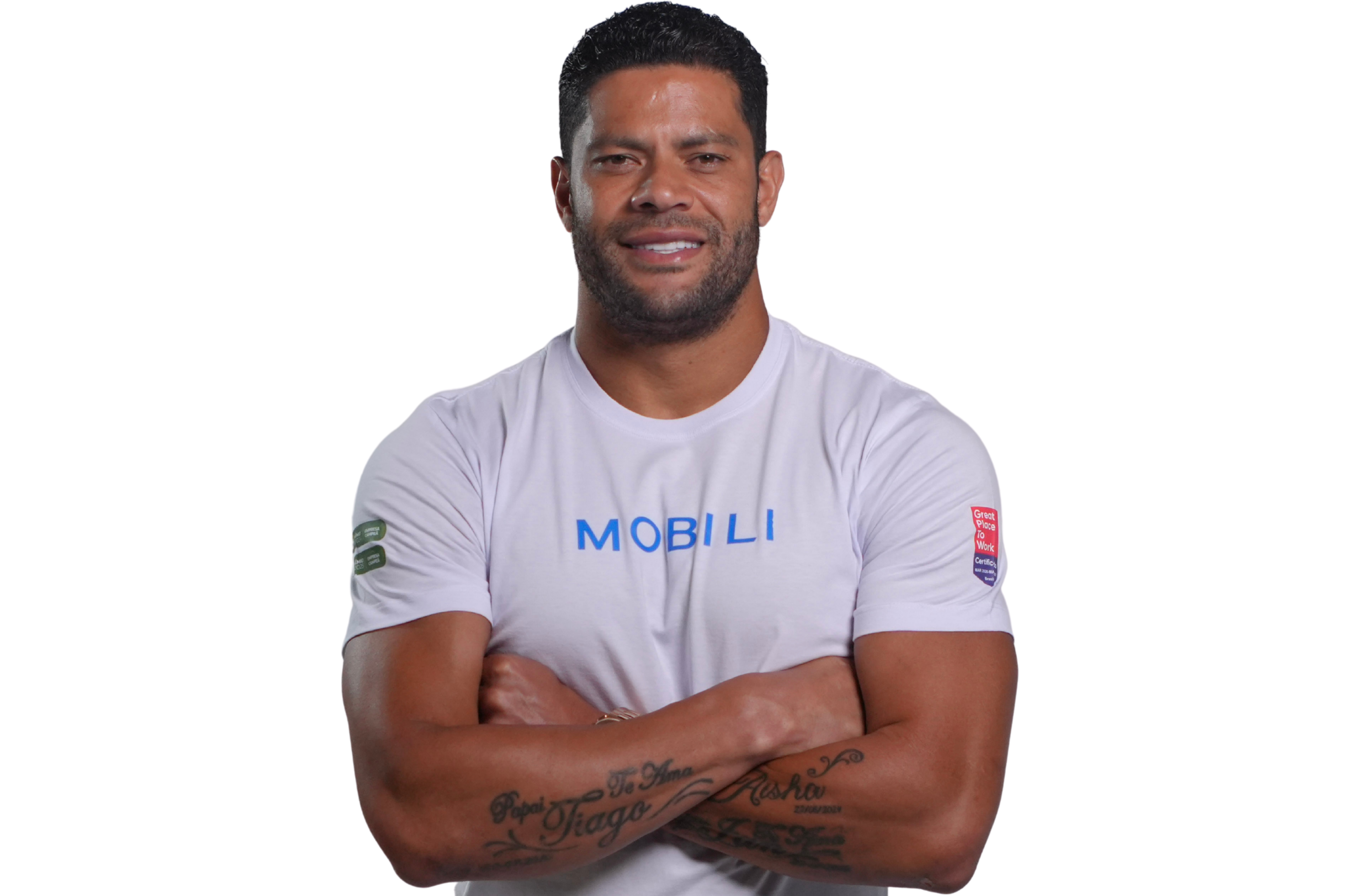Hulk usando camiseta da Mobili