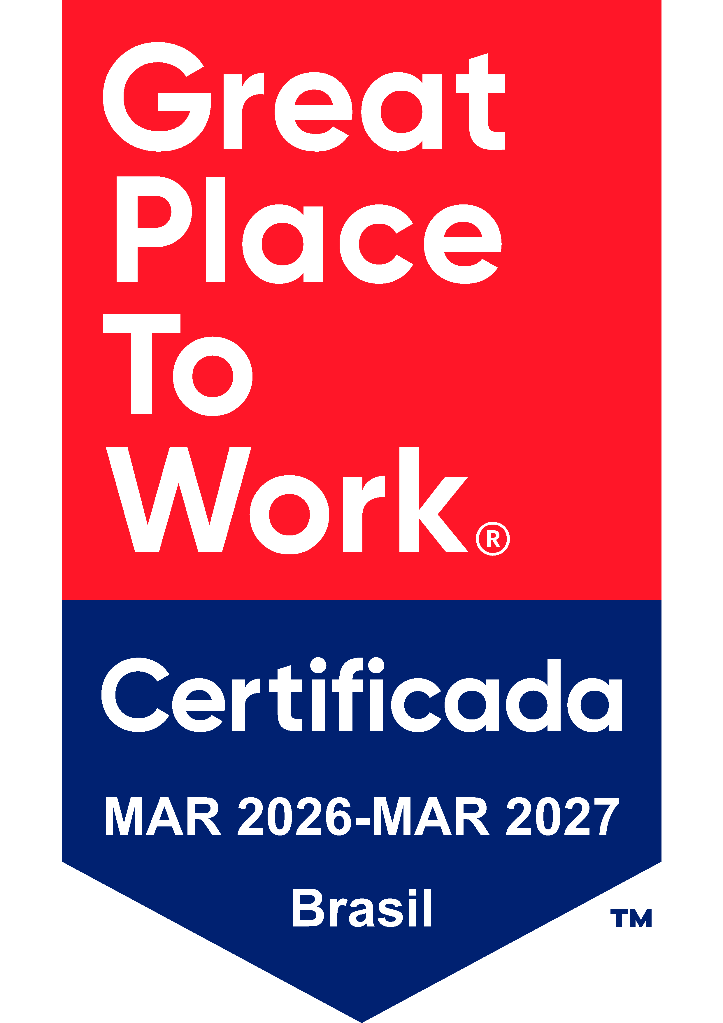Great Place To Work - Certificada Brasil - MAR 2026-MAR 2027